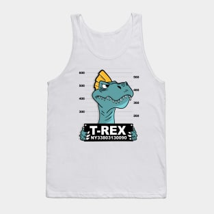 T rex In Prison Tank Top